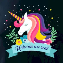 Unicorns are real dúhový