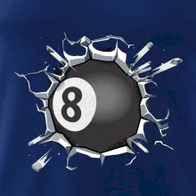 Biliardová guľa v triku