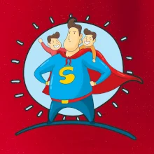 Otec superman - chlapec a chlapec