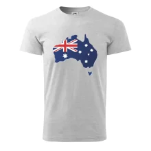 Austrália - vlajka mapa
