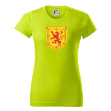 Škótsky lev na hrudi