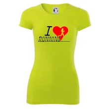 I love running dievča