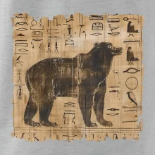 Egyptské hieroglyfy medveď