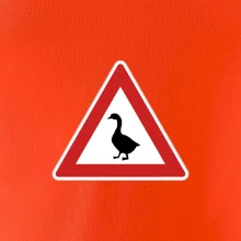 Dopravná značka - Pozor hus Dopravná značka - Pozor hus