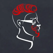 Borec s upraveným fúzom