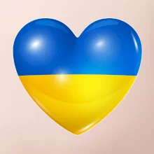 Ukrajina srdce vlajka Ukrajina srdce vlajka