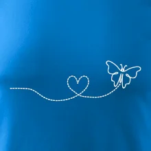 Dráha letu motýľa - srdce