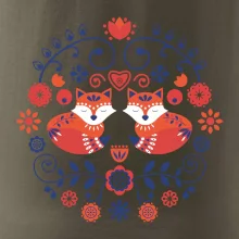 Folklór - dve líšky