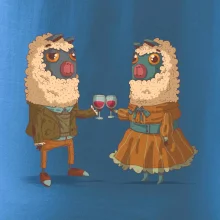 Alpaky s vínom pár