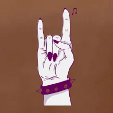 Rocková ruka dámska