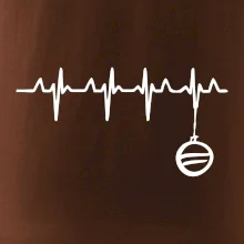 EKG Vianočná ozdoba