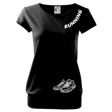 Running nápis šikmo