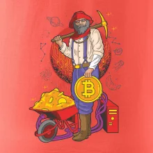 Baník ťaží Bitcoiny