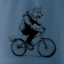 Vlk na bicykli