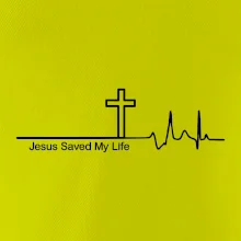 Jesus Saved My Life kríž ekg Jesus Saved My Life kríž ekg