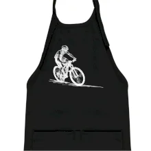 MTB kreslený cyklista MTB kreslený cyklista