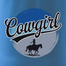 Cowgirl modrý pruh