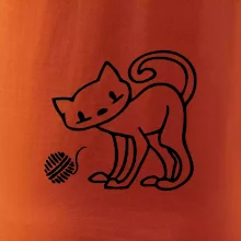 Mačka - Klbko - prsia