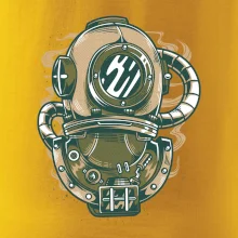 Starý potápačský skafander