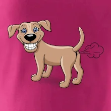 Prdiace pes kreslený (Hana-creative)