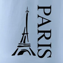 Paris nápis Eiffelovka na výšku Paris nápis Eiffelovka na výšku