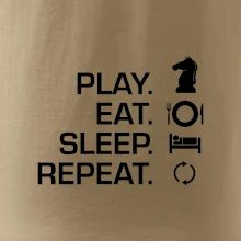 Eat sleep play - šach Eat sleep play - šach