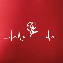 EKG moderná gymnastika stuha