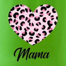 Srdce růžové - mama (Pecka Design)