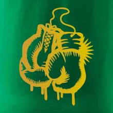 Box rukavice - zlatá potlač Box rukavice - zlatá potlač