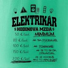 Hodinová mzda elektrikár Hodinová mzda elektrikár