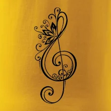 Husľový kľúč kvety