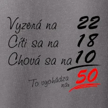 Vyzerá, cíti sa, chová sa - 50 rokov Vyzerá, cíti sa, chová sa - 50 rokov