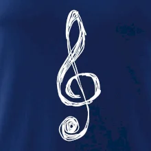 Husľový kľúč kreslený