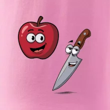 Parové tričko - Jablko a nôž