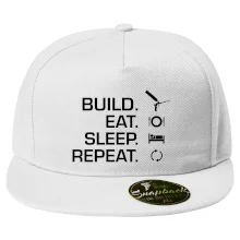 Build eat sleep repeat - montážna pena Build eat sleep repeat - montážna pena