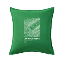 Děčínský Sněžník - vrstevnice v obdĺžniku