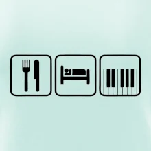 Eat sleep piano v rade