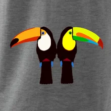 Dva barevní tukani (Moňas)