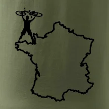 Cyklista nad Francií
