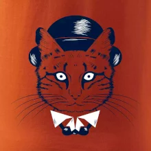 Mačka hipster s klobúkom