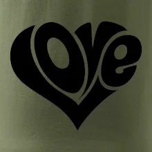 Love nápis jednoduchý