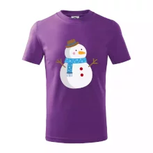 Snehuliak so šálom