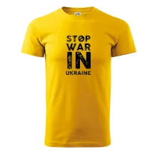 Čierny nápis Stop war in Ukraine Čierny nápis Stop war in Ukraine