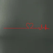 Poker EKG srdce červené