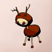 Gaštanový jelínek