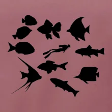 Potápač ryby štvorec