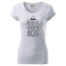 Princesses are born in August