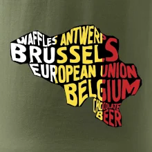 Mapy - názvy miest - Belgicko