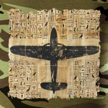 Egyptské hieroglyfy lietadlo