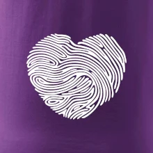 Odtlačok prsta srdce